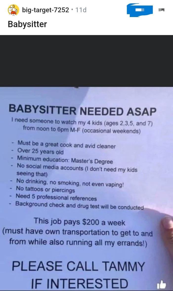 this-list-of-unrealistic-babysitter-requirements-is-sure-to-leave-you