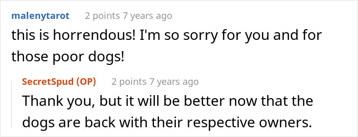 We sure hope Bear was in good hands, too.
