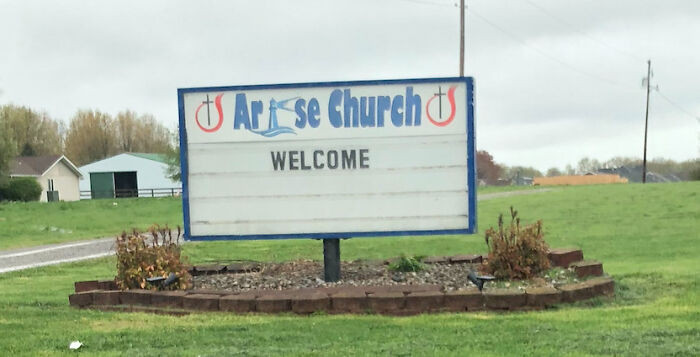 13. This Church Near My House Should Probably Rethink Their Logo