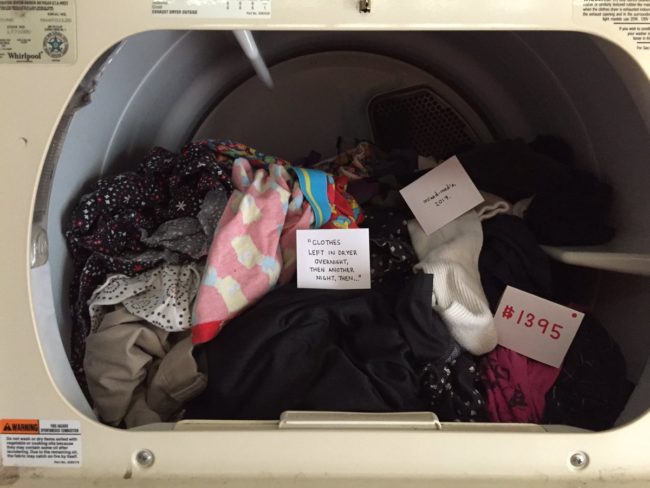 6. “Clothes Left In Dryer Overnight, Then Another Night, Then…”