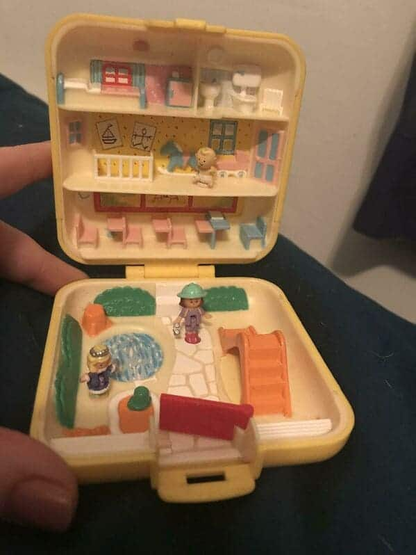 Girls can be in their tiny little world on-the-go with a Polly Pocket.