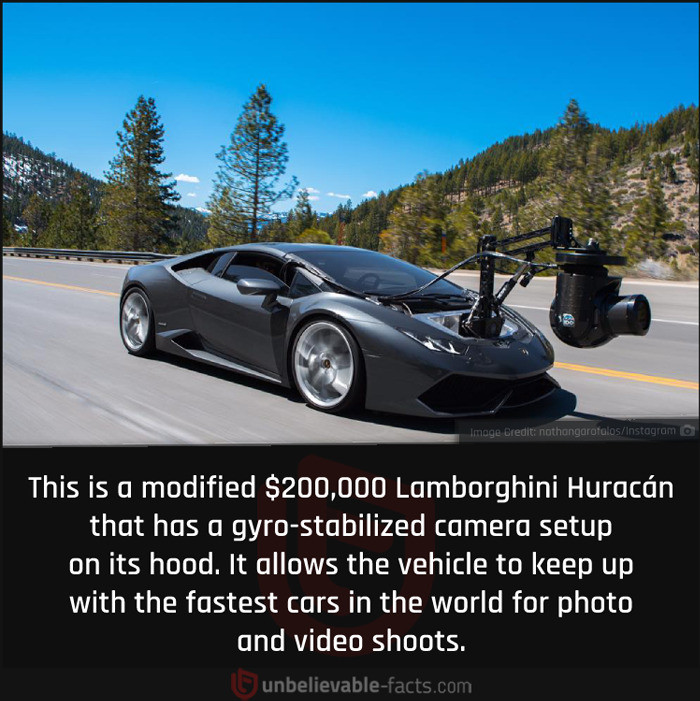 8. A Lamborghini huracán