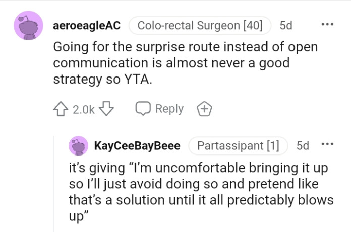 This redditor reveals what is never a good strategy