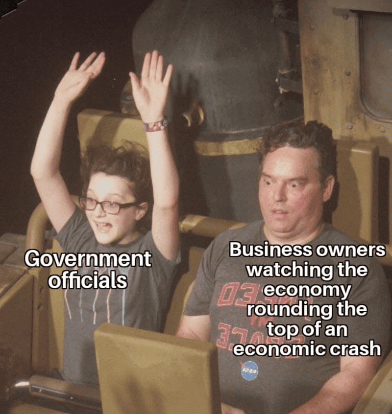 Government officials vs business owners