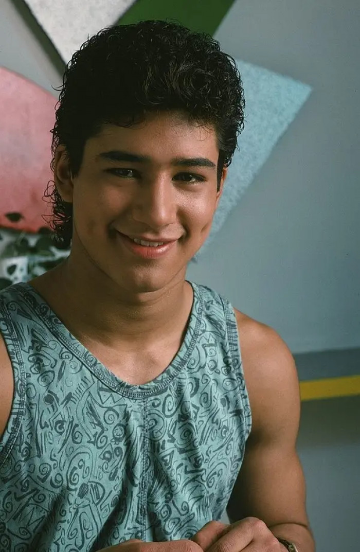 34. Mario Lopez in the late '80s: