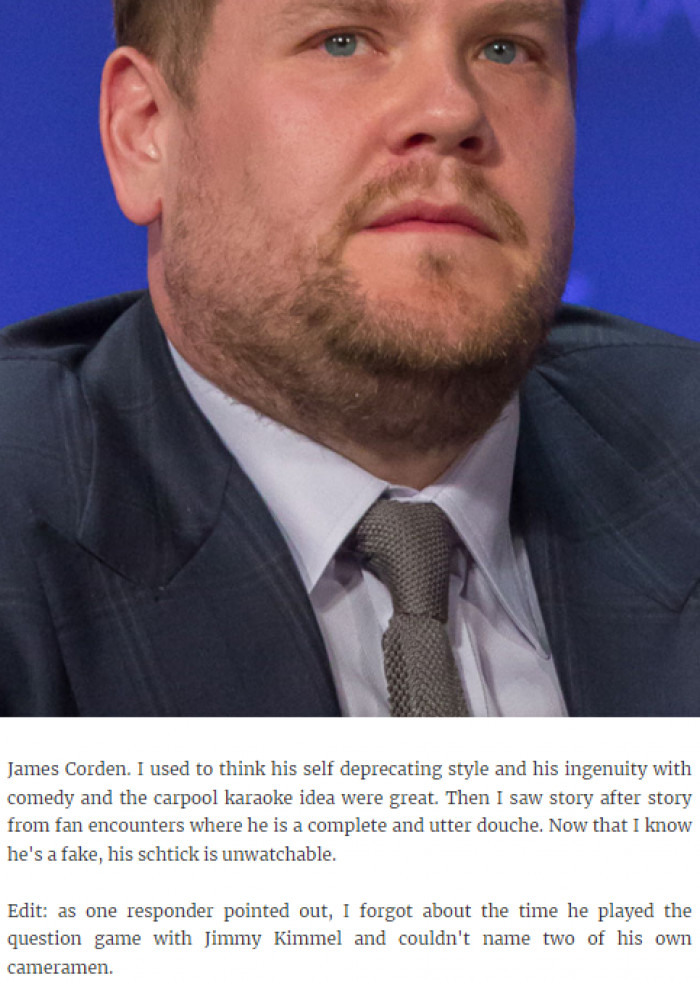 12. Here is James Corden