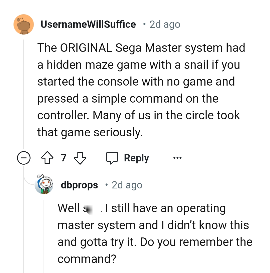 19. Many people took the original Sega master system seriously