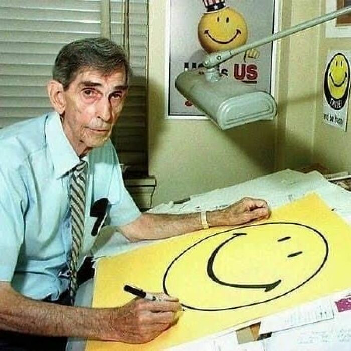 28. Harvey Ball, the creator of the iconic smiley face in the 1960s, is a notable figure