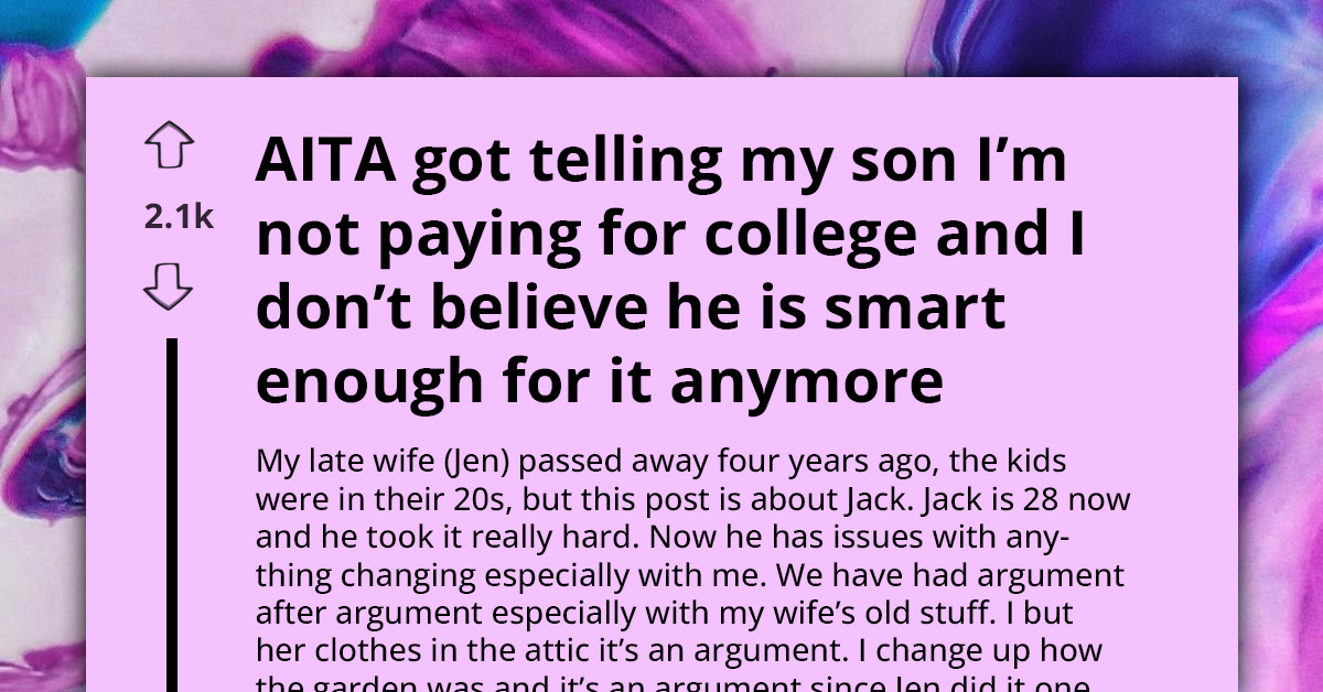 Father Tries To Guilt-Trip Son Into Accepting His New GF By Saying His Late Mother Would Approve