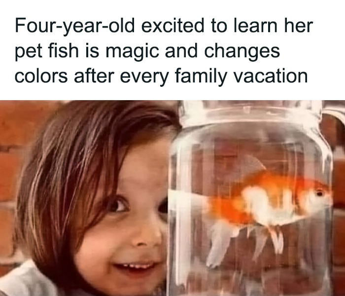 25. When your fish has a better vacation glow-up than you