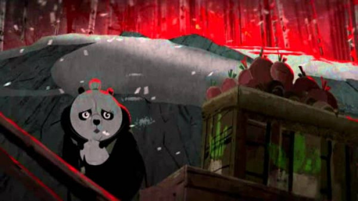 15. In Kung Fu Panda 2, Po recalls his past: