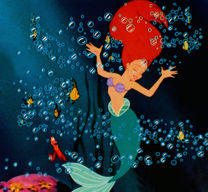56. More than one million bubbles in The Little Mermaid are hand-painted.