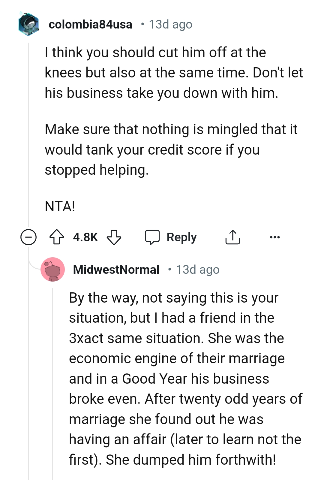 Don't let his business take you down