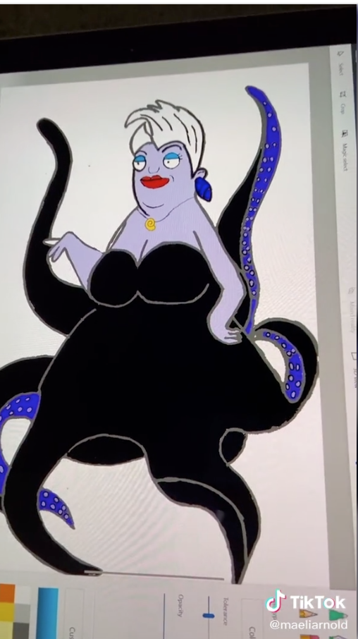 Ursula is the villain, but an absolute icon.