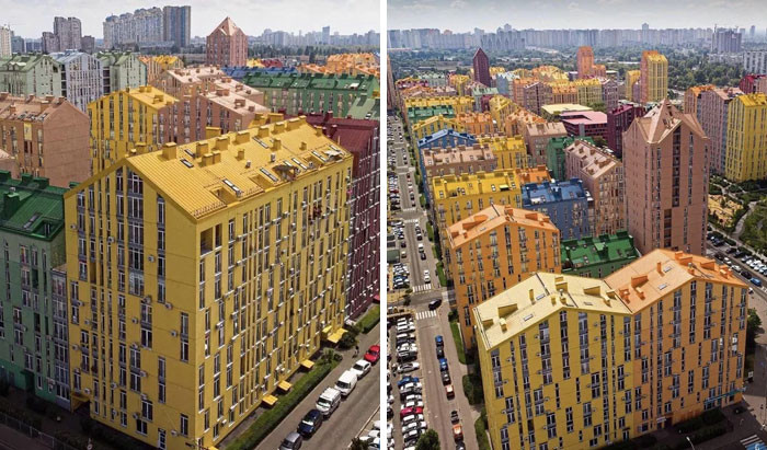 15. The “Comfort Town” Housing Development. Kyiv, Ukraine