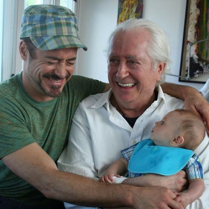 12. Robert Downey Jr. And His Father Robert Downey Sr