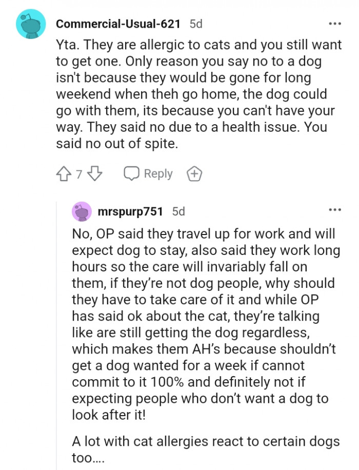 Redditor Refuses To Let Roommates Get A Dog Since They Didn't Let Her