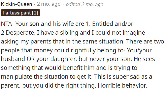 Woman Wonders She Is Wrong For Refusing To Give Daughter's Savings To ...