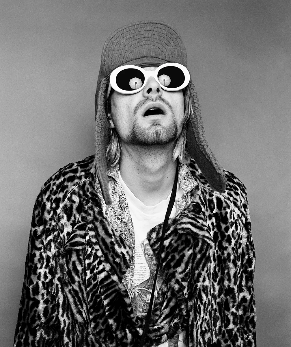 16. One of the final photos of Kurt Cobain, captured by Jesse Frohman before his tragic suicide in 1994.