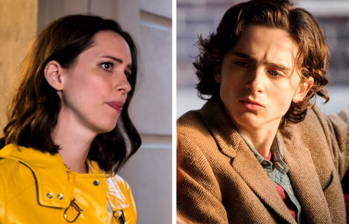 Rebecca Hall and Timothée Chalamet: A Rainy Day in New York