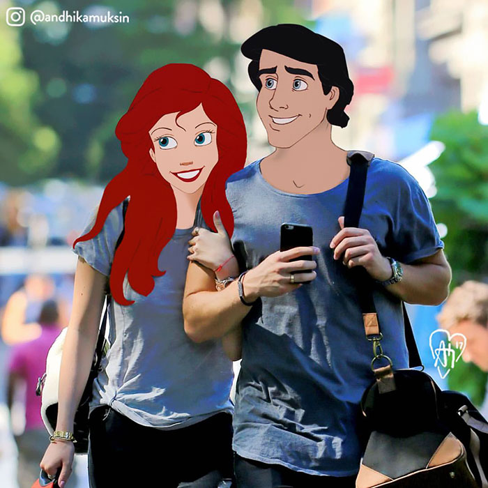 28. Ariel and Prince Eric