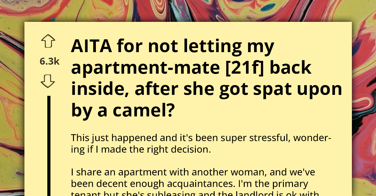 Lady Gets Dragged To Filth For Refusing To Let Roommate Into The House All Because Camel Spat On Her