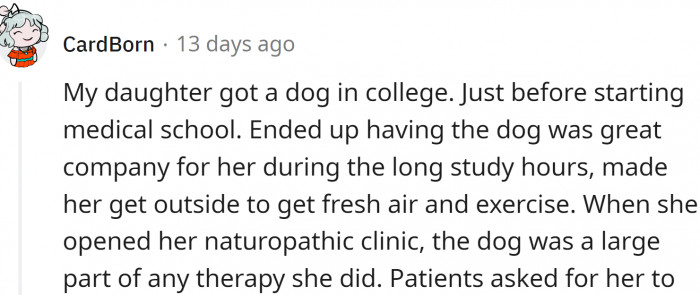 One Redditor shared her experience: