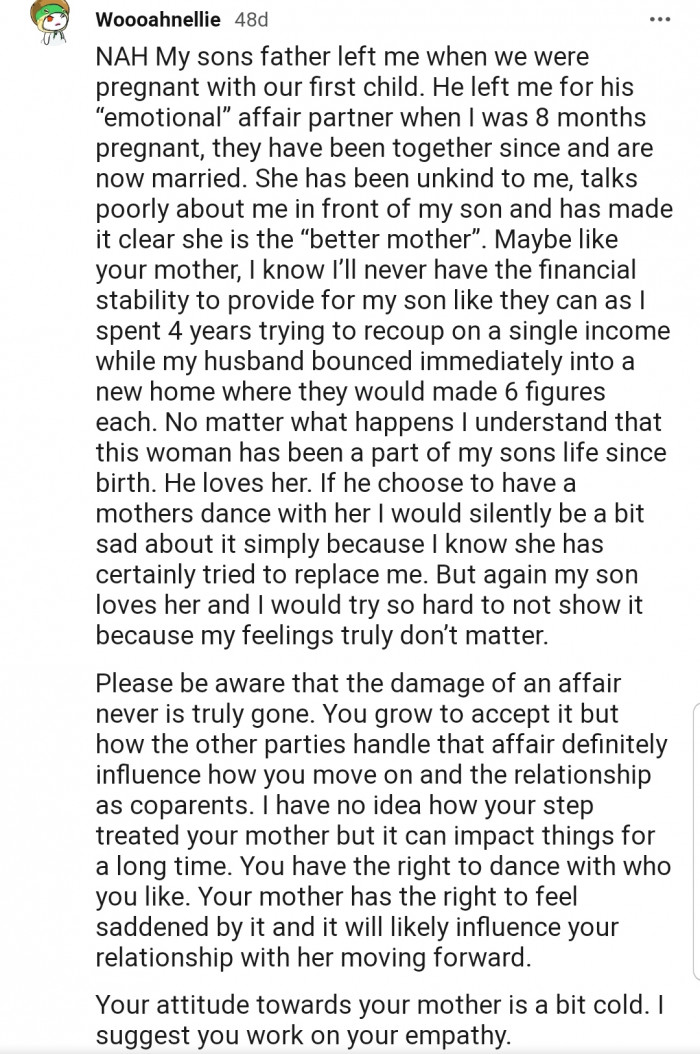 Man Chooses To Do MotherSon Dance With StepMom On Wedding Day