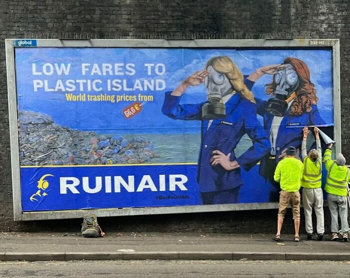 40. Low fares to plastic island