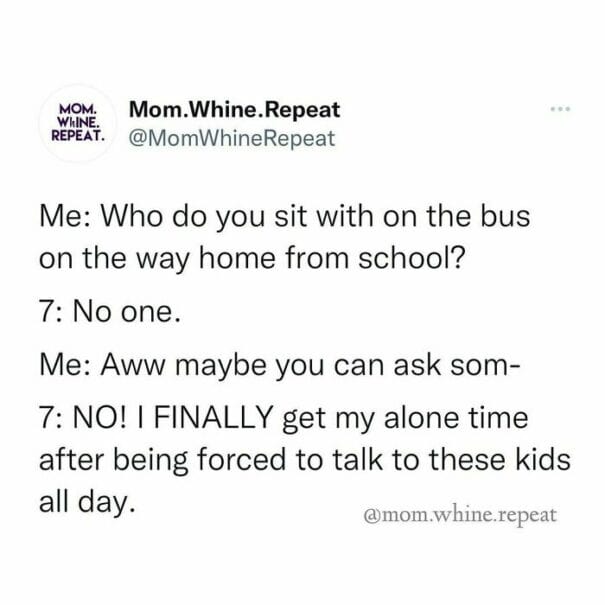Alone time