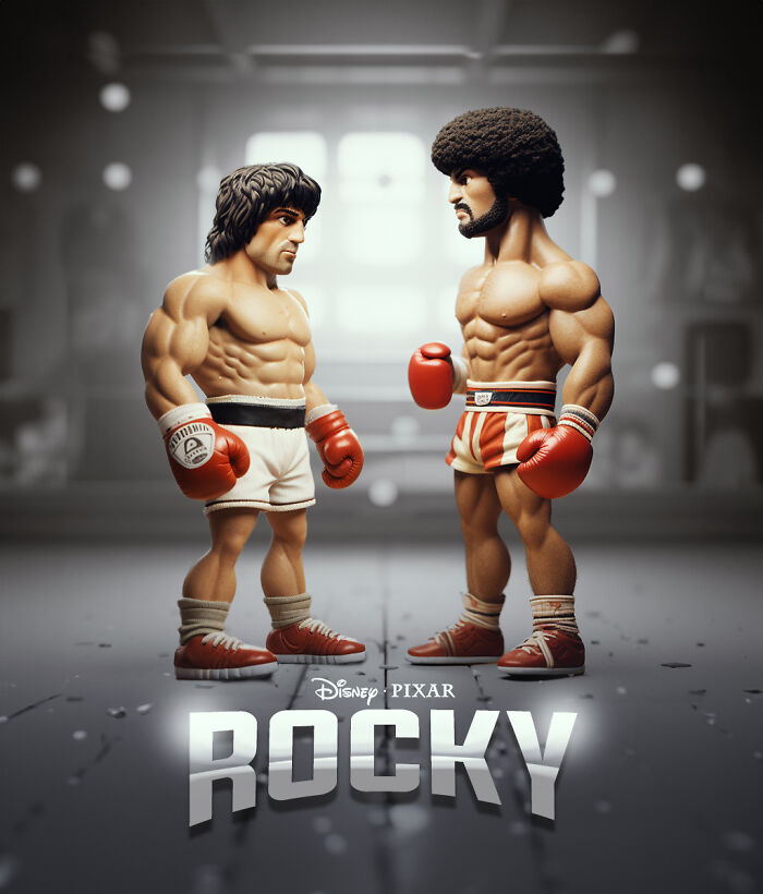 4. Rocky Balboa vs. Apollo Creed In Pixar!