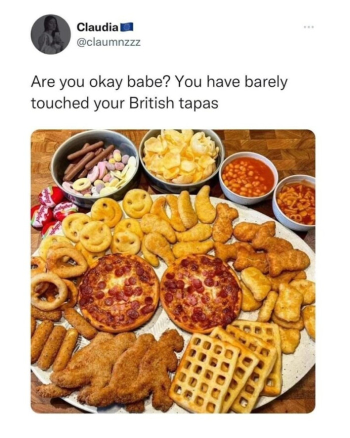 8. British tapas