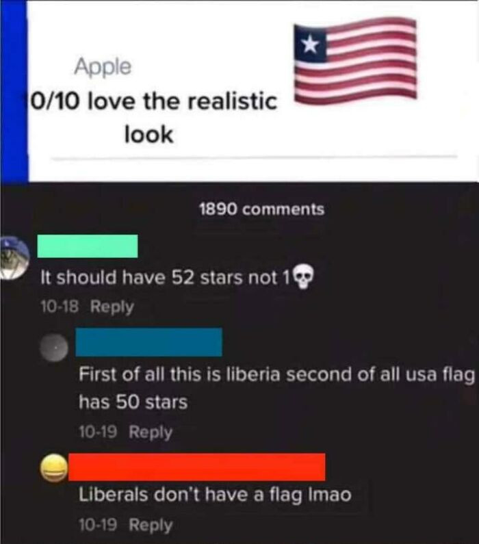 14. More Liberian Flag Confusion