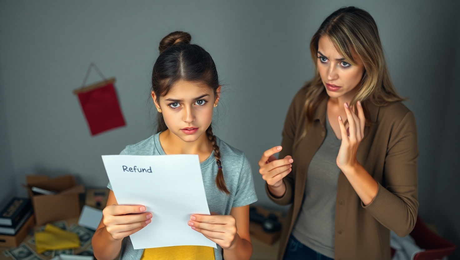 Woman Steals Money and Items, AITA for Requesting a Partial Refund?