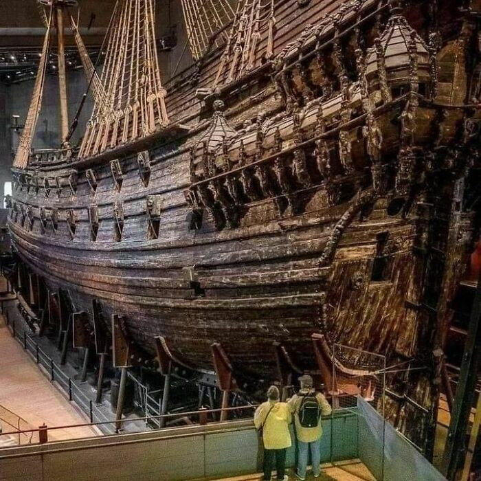 5. After sinking less than a mile into its maiden voyage in 1628, the Swedish warship Vasa remained on the sea floor for 333 years before being recovered nearly intact