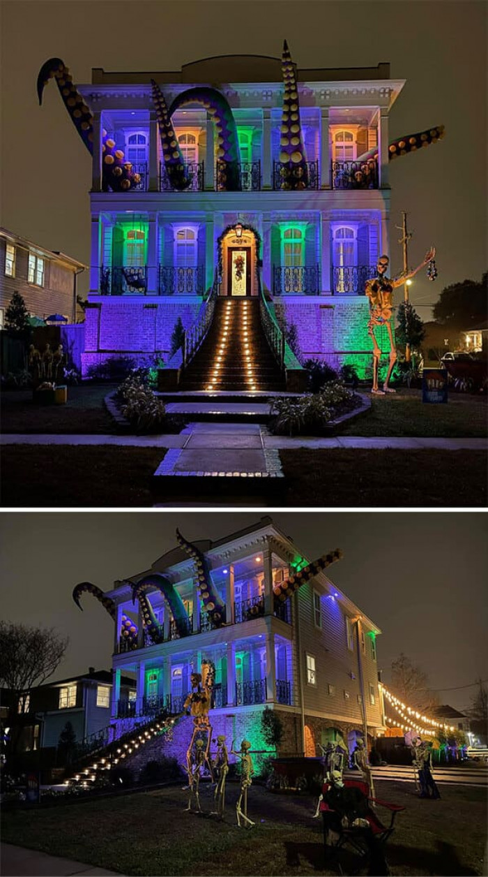 This house looks like it's from a movie or something and we are very impressed.