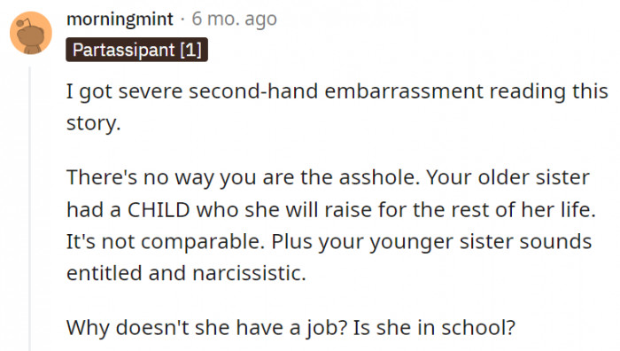 20. It's hard not to feel second hand embarrassment because of the little sister's actions