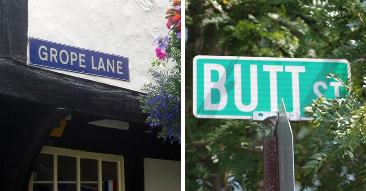 12 Of The Most Hilarious Street Names That'll Have You Re-Examining The Map