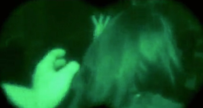 15. When Buffalo Bill uses his night vision goggles to track Clarice in The Silence of the Lambs, he says: