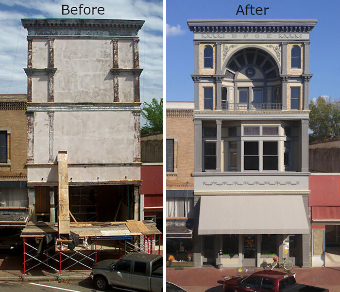 14. The Elks Lodge Building, located in Marshall, Texas, USA, was constructed in 1912.