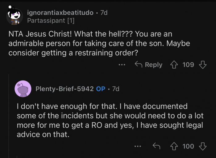 OP should consider getting a restraining order.