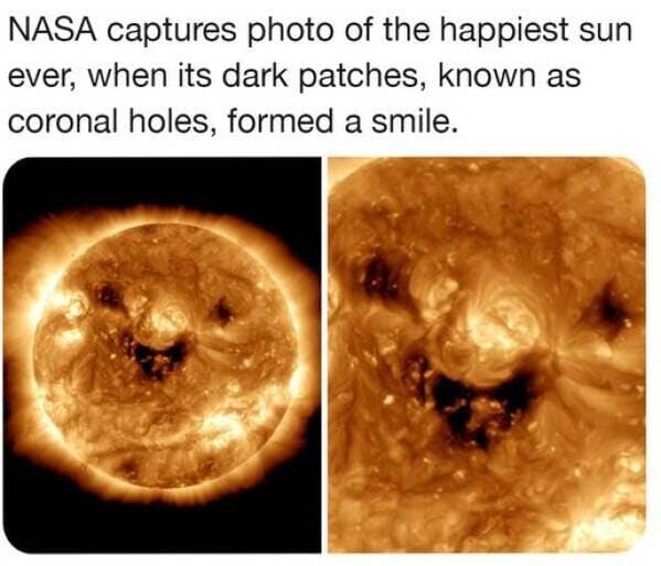 The happiest sun ever