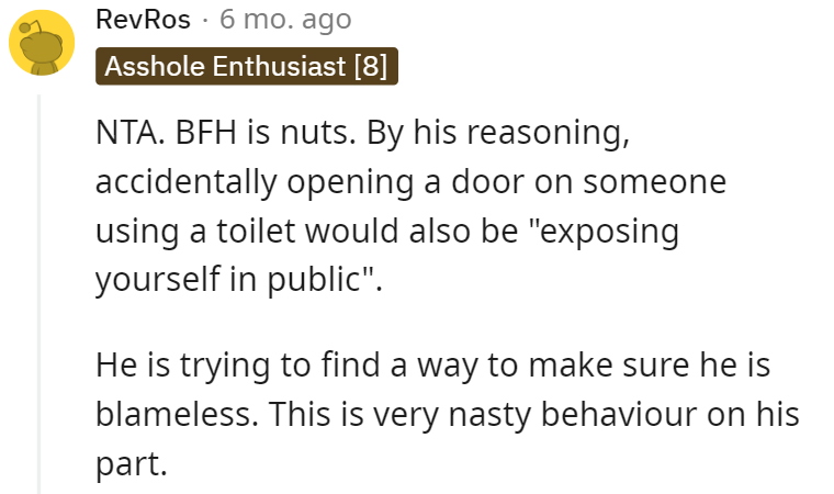 Nasty behavior from the BFH