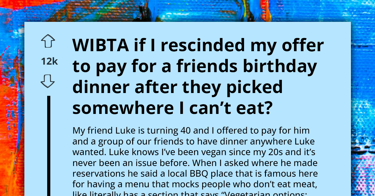 Vegan Offers To Treat Her Friend To Restaurant Of His Choice For His 40th, Rethinks It When He Choses All-Meat BBQ Place