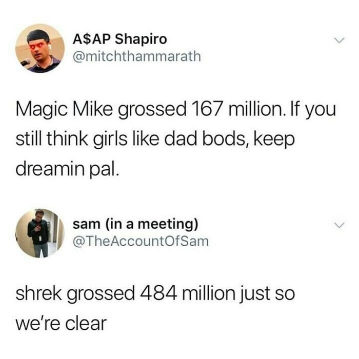 30. Shrek wins for dads