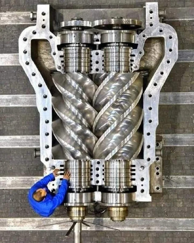 13. Twin scroll supercharger for a marine engine.