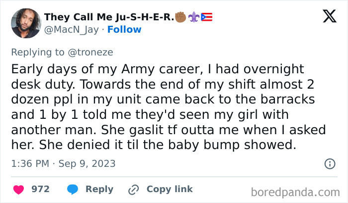 8. Thankfully, you can’t gaslight your way out of a baby bump