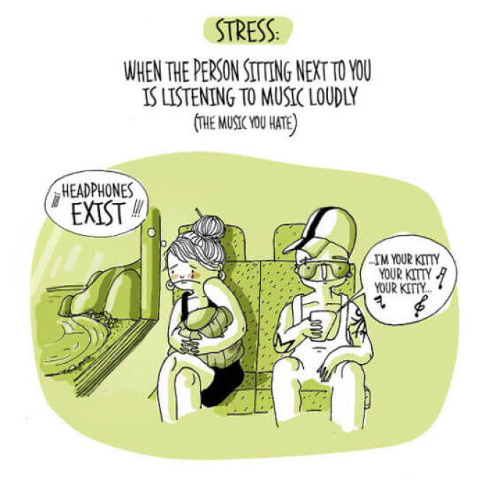 14. It's Infuriating When Someone Else is Listening to Music You Dislike