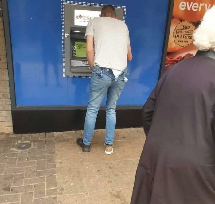 15. At least he's not wearing his underwear over his pants