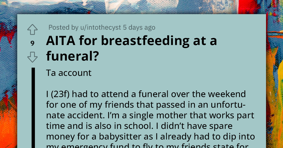 Nursing Single Mom Gets Chastised For Breastfeeding Her Child At A